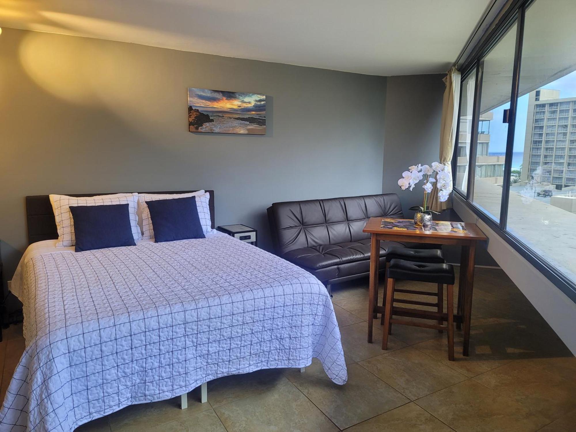 Waikiki Studio Steps To Beach-Mall Free Parking-Wifi 檀香山 客房 照片