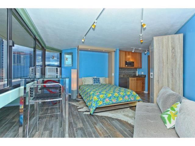 Waikiki Studio Steps To Beach-Mall Free Parking-Wifi 檀香山 客房 照片